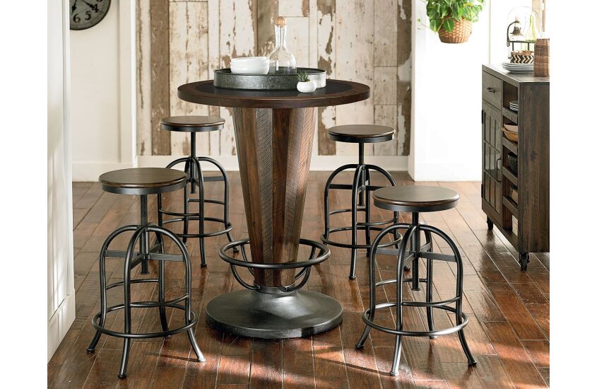 ADJUSTABLE HEIGHT PUB STOOL - 3